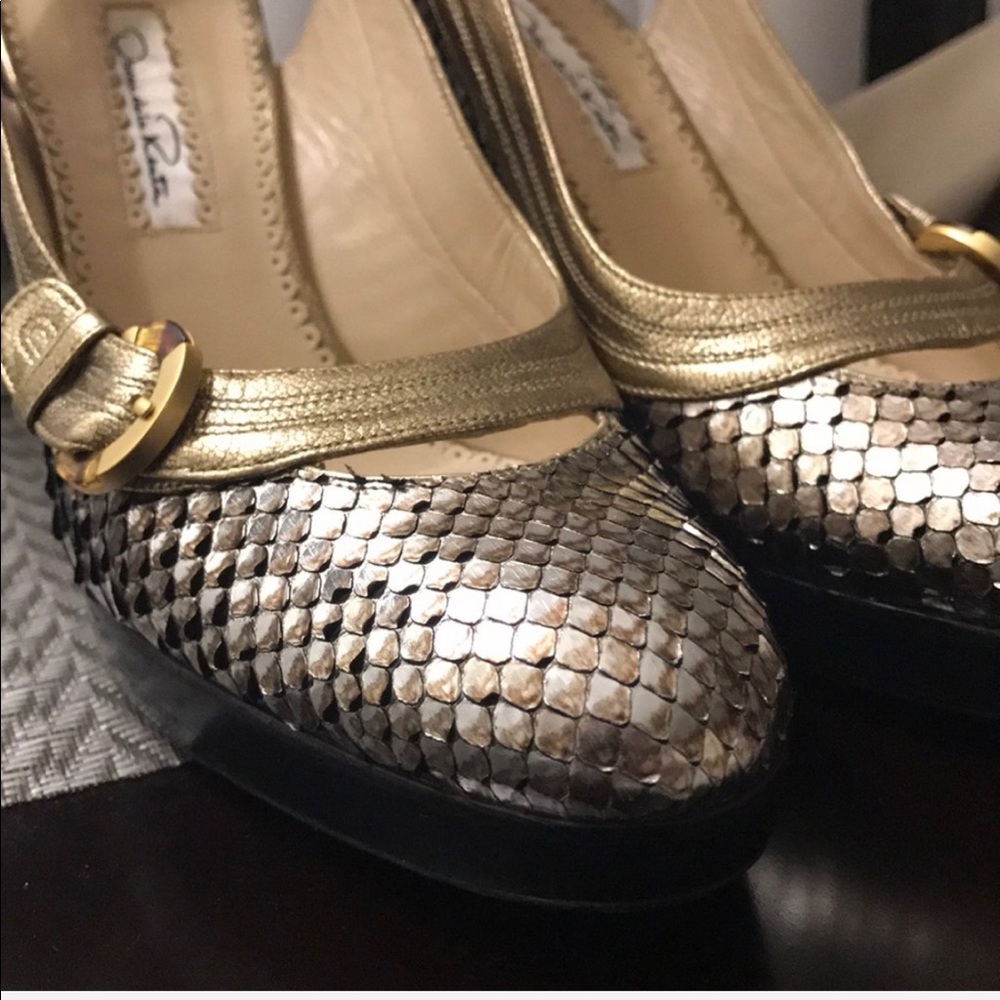 Oscar De La Renta -Vero Cuoio Python - image 2